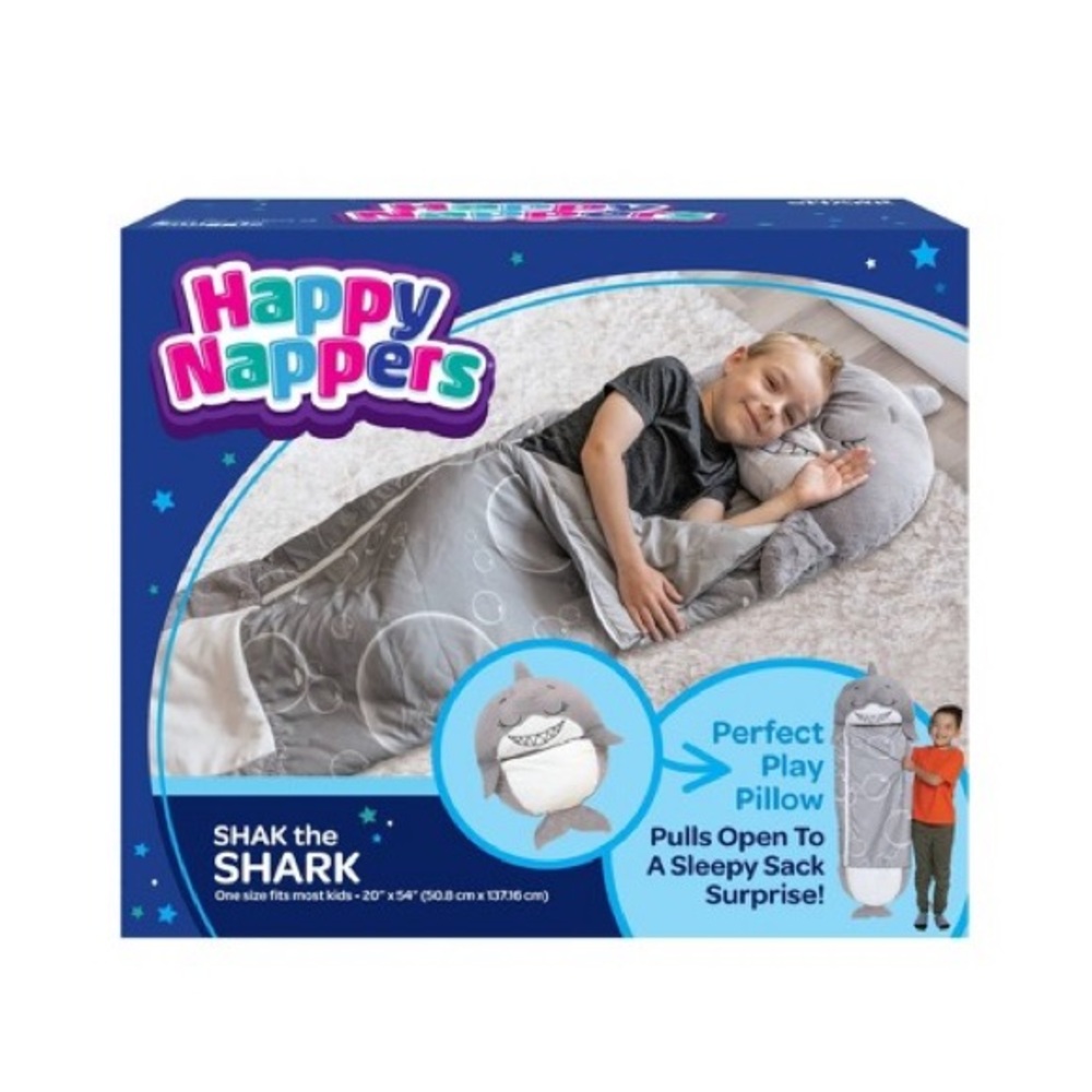 Happy nappers Shak the Shark